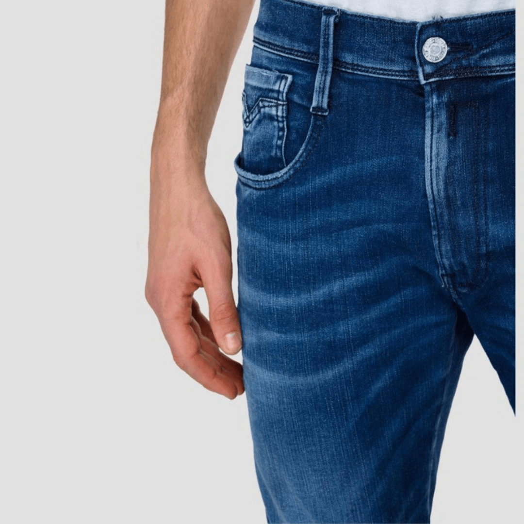 Pantalones Replay Anbass Hyperflex - Pantalones elásticos hombre - Vaqueros elásticos  hombre